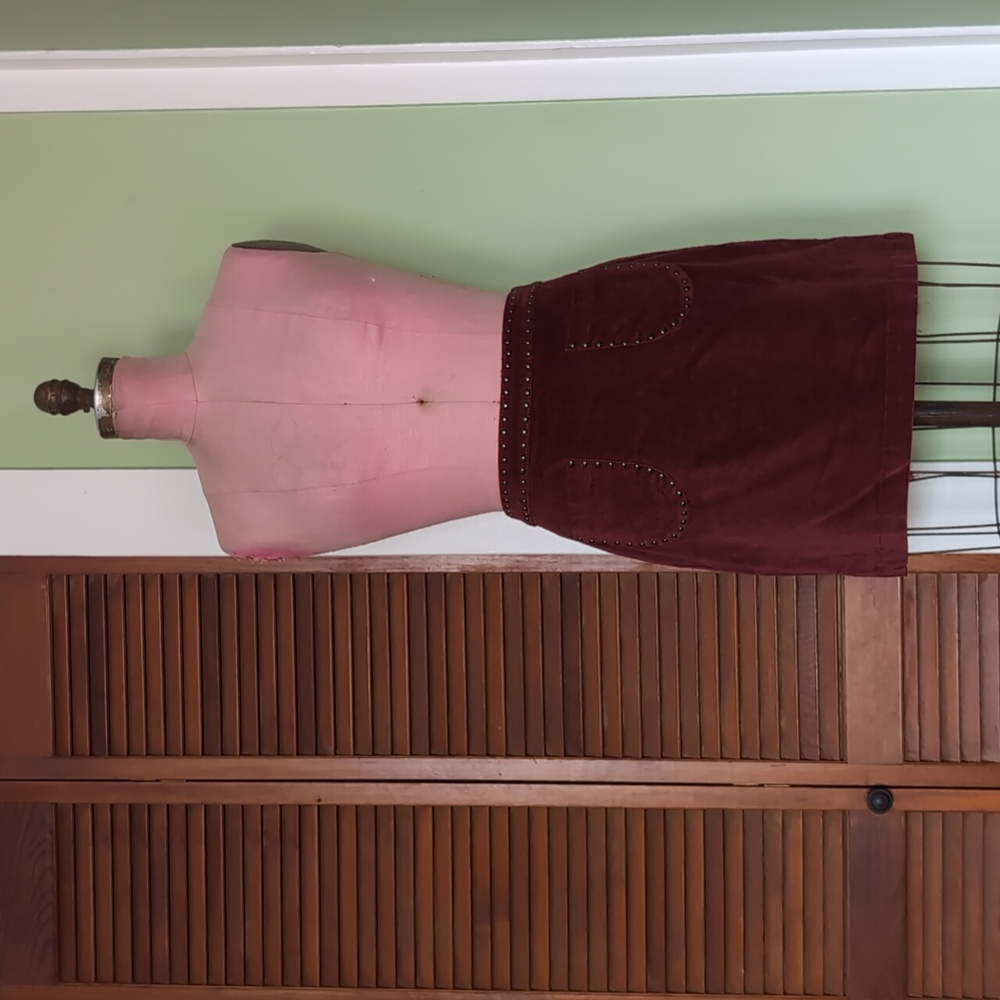 Mossimo Maroon Miniskirt